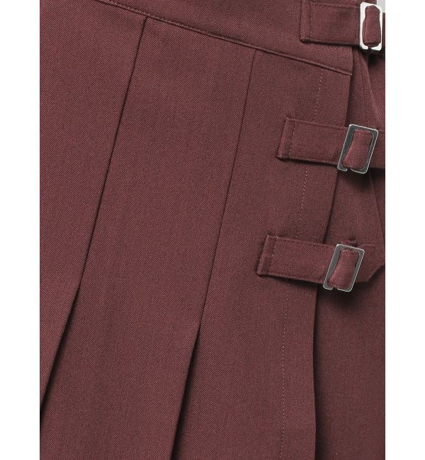 jouetie「ベルトプリーツミディスカート」|スカート|