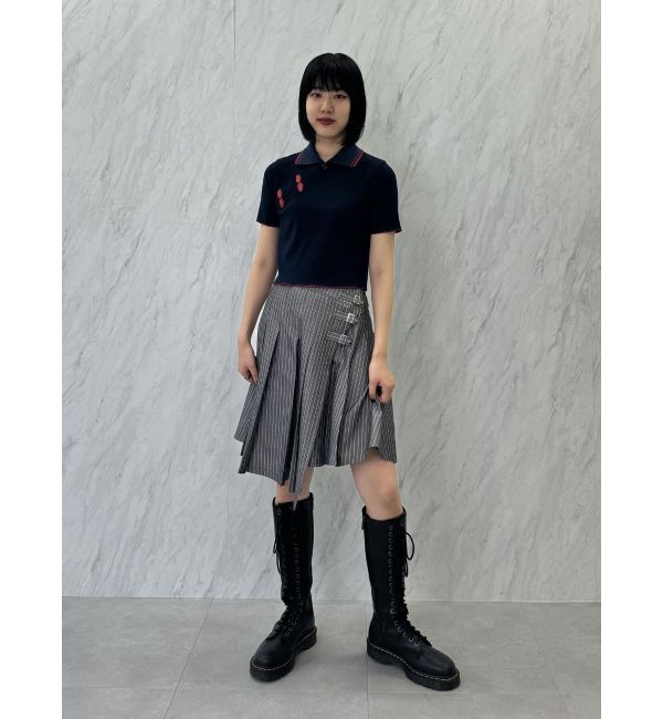jouetie「ベルトプリーツミディスカート」|スカート|