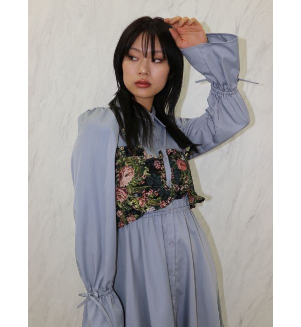 jouetie「ゴブランビスチェシャツワンピース」|ワンピース|