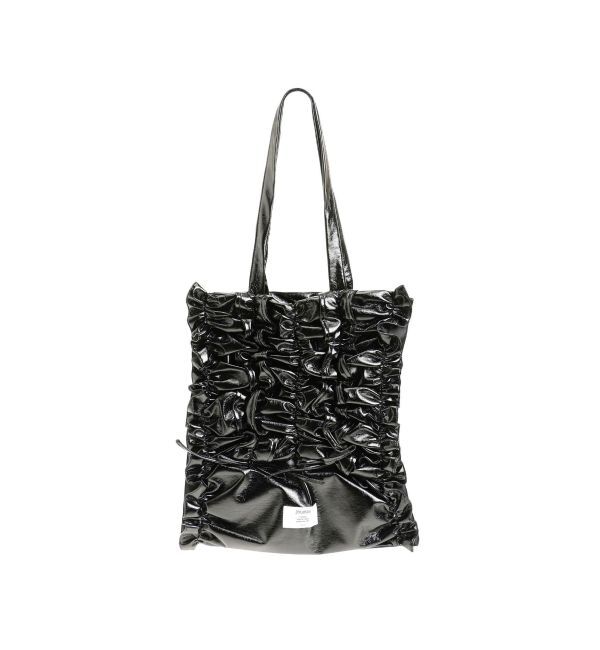 jouetie「リボンギャザートートBAG」|トートバッグ|ブラック