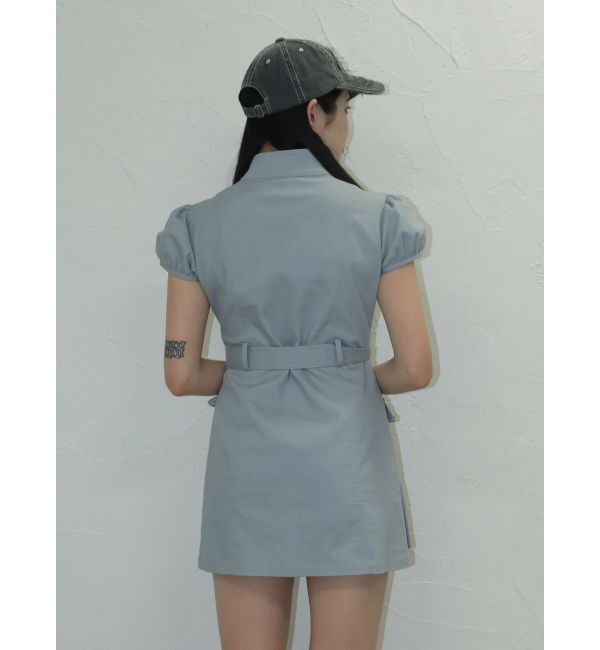 jouetie「ミリタリーZIPミニワンピース」|ワンピース|