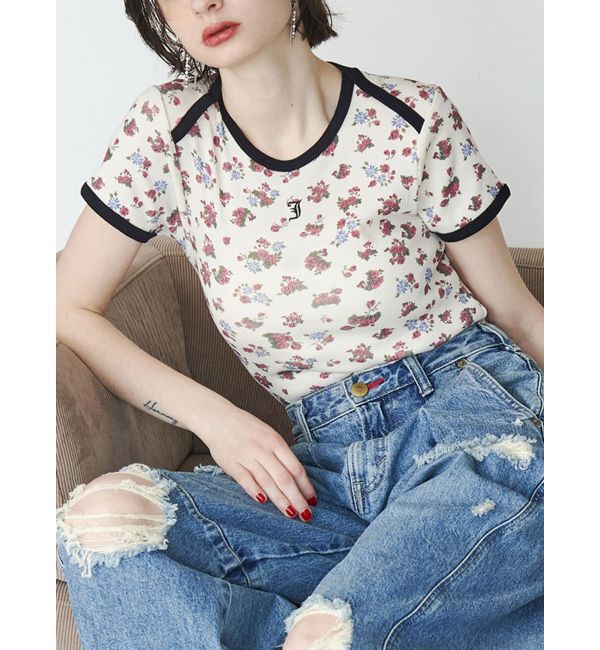 jouetie「【Miller&times;jouetie】クルーネックTシャツ」|Tシャツ・カットソー|アイボリー