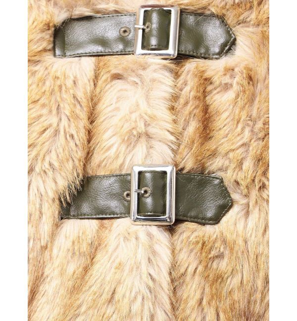 jouetie「ベルトフードファージャケット」|ブルゾン・スタジャン|