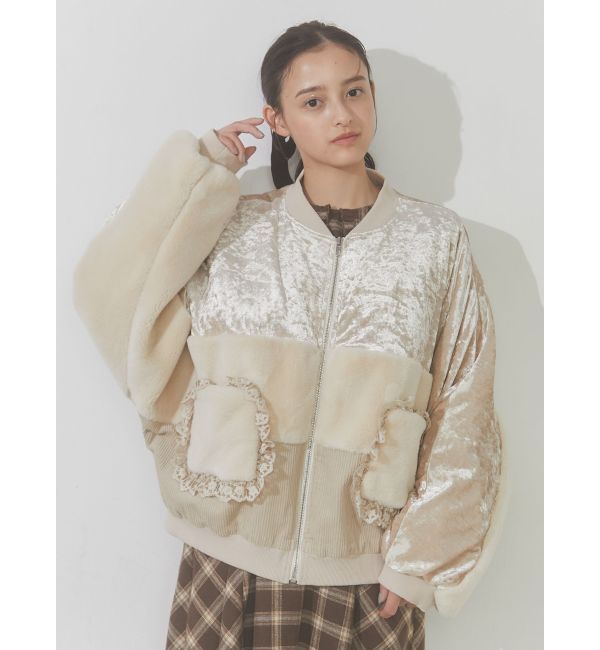 merry jenny「イソザイドルマンブルゾン」|ブルゾン・スタジャン|