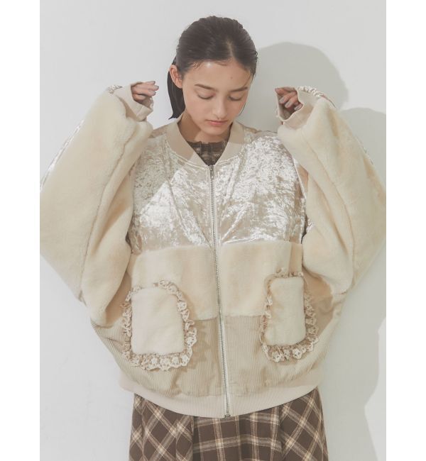 merry jenny「イソザイドルマンブルゾン」|ブルゾン・スタジャン|