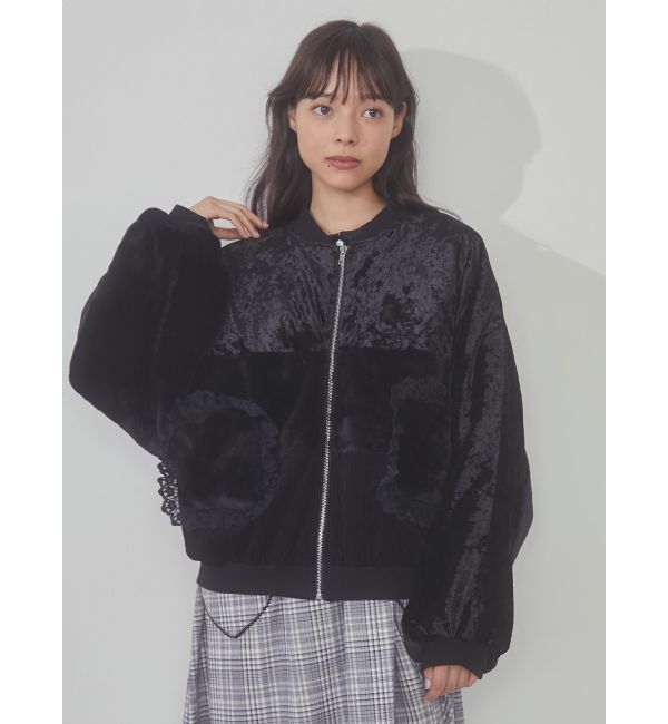 merry jenny「イソザイドルマンブルゾン」|ブルゾン・スタジャン|