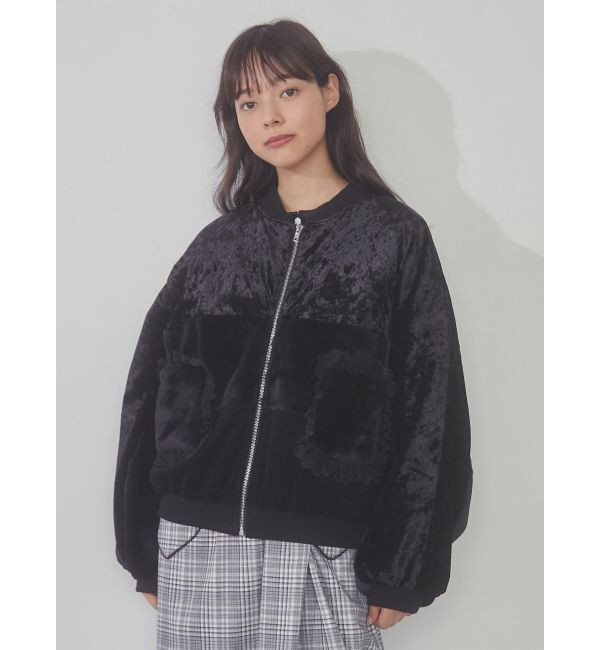 merry jenny「イソザイドルマンブルゾン」|ブルゾン・スタジャン|