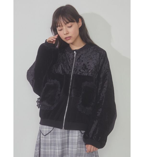 merry jenny「イソザイドルマンブルゾン」|ブルゾン・スタジャン|