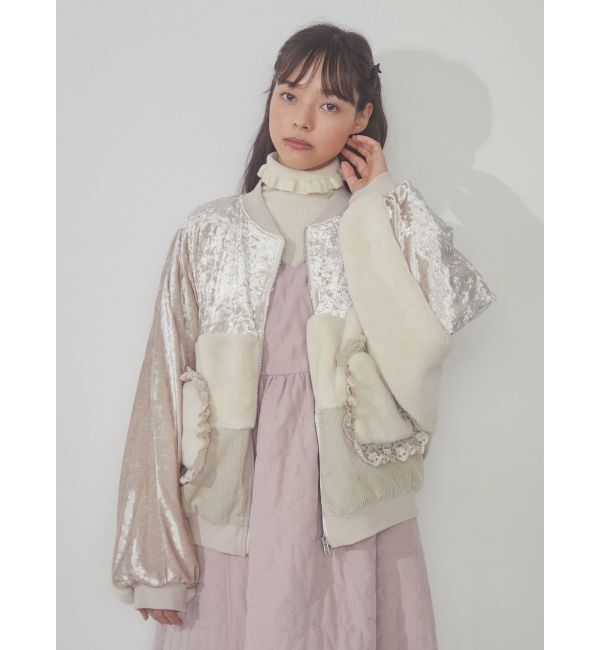 merry jenny「イソザイドルマンブルゾン」|ブルゾン・スタジャン|