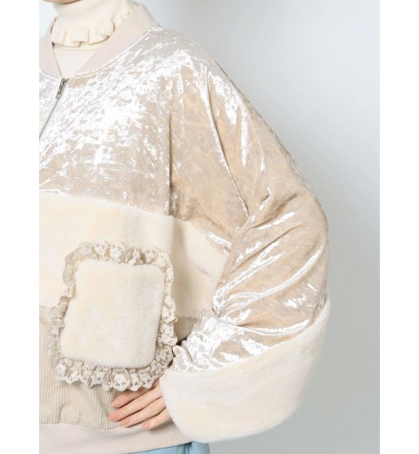 merry jenny「イソザイドルマンブルゾン」|ブルゾン・スタジャン|