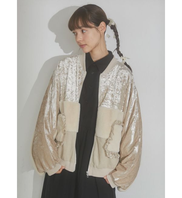 merry jenny「イソザイドルマンブルゾン」|ブルゾン・スタジャン|