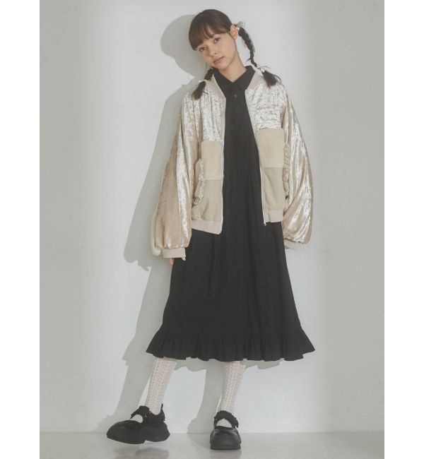 merry jenny「イソザイドルマンブルゾン」|ブルゾン・スタジャン|