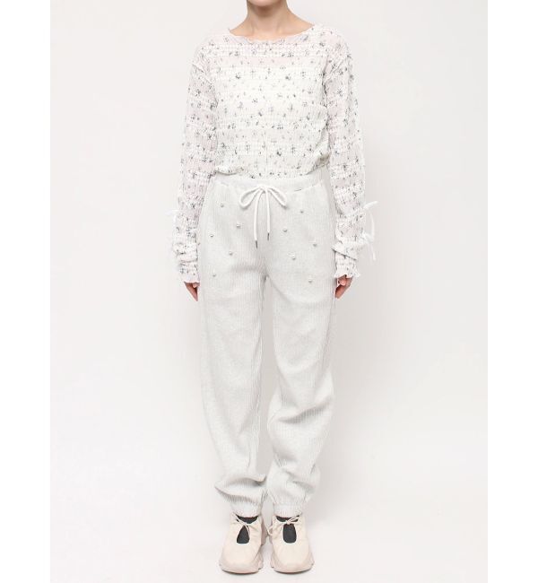 merry jenny「パールリブジョガーパンツ」|その他|