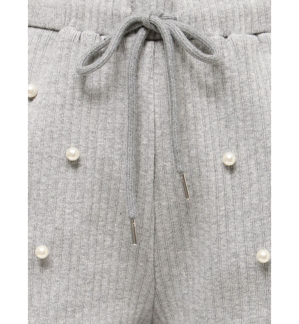 merry jenny「パールリブジョガーパンツ」|その他|