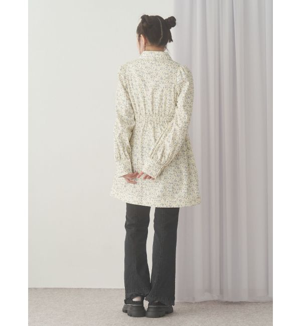 merry jenny「ribbonスリムフレアデニムパンツ」|デニム|