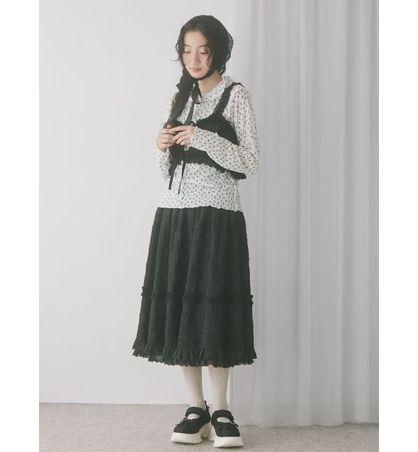 merry jenny「フードレースtops」|Tシャツ・カットソー|