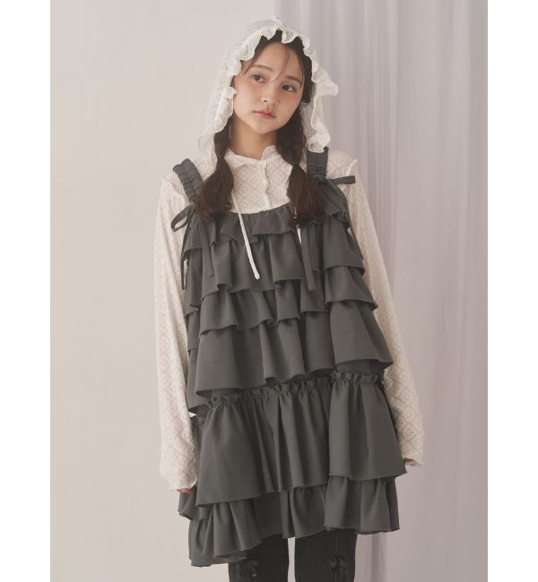 merry jenny「フードレースtops」|Tシャツ・カットソー|