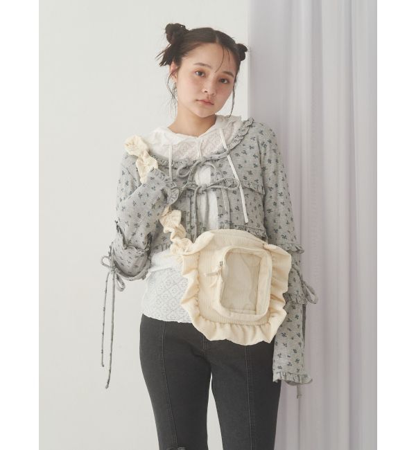 merry jenny「フードレースtops」|Tシャツ・カットソー|