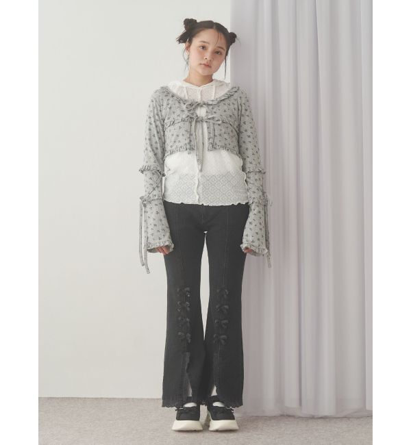 merry jenny「フードレースtops」|Tシャツ・カットソー|