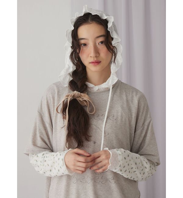 merry jenny「フードレースtops」|Tシャツ・カットソー|