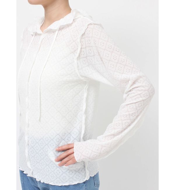 merry jenny「フードレースtops」|Tシャツ・カットソー|