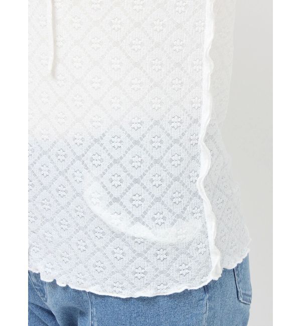 merry jenny「フードレースtops」|Tシャツ・カットソー|