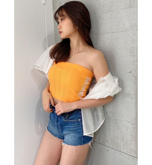 GYDA「REMAKEライク2WAYダブルウエストデニムショートパンツ」|デニム|