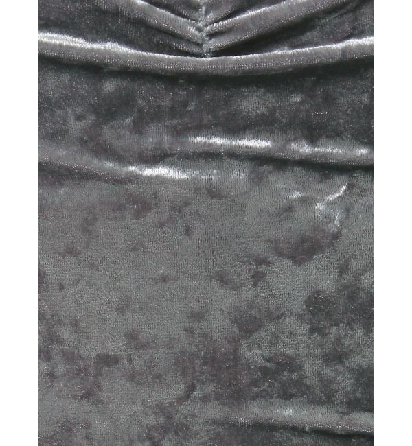 GYDA「【SETUP着用可】ベロアベアビスチェ」|チューブトップ|