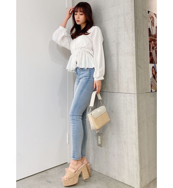 GYDA「カシュクールペプラムブラウス」|シャツ・ブラウス|