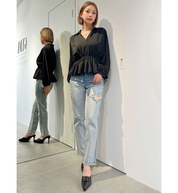 GYDA「カシュクールペプラムブラウス」|シャツ・ブラウス|