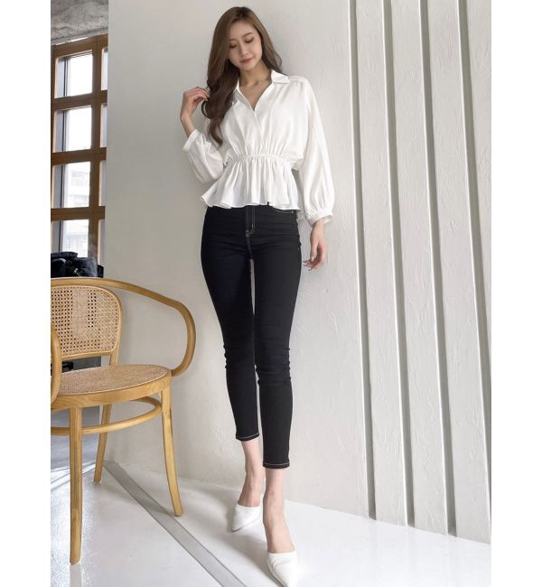 GYDA「カシュクールペプラムブラウス」|シャツ・ブラウス|