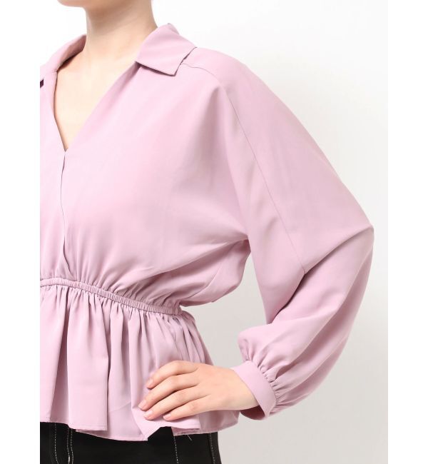 GYDA「カシュクールペプラムブラウス」|シャツ・ブラウス|