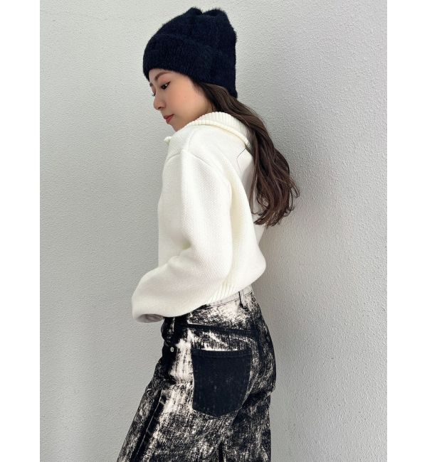 GYDA「Symmetry GYDAスライダーニットトップス」|ニット・セーター|