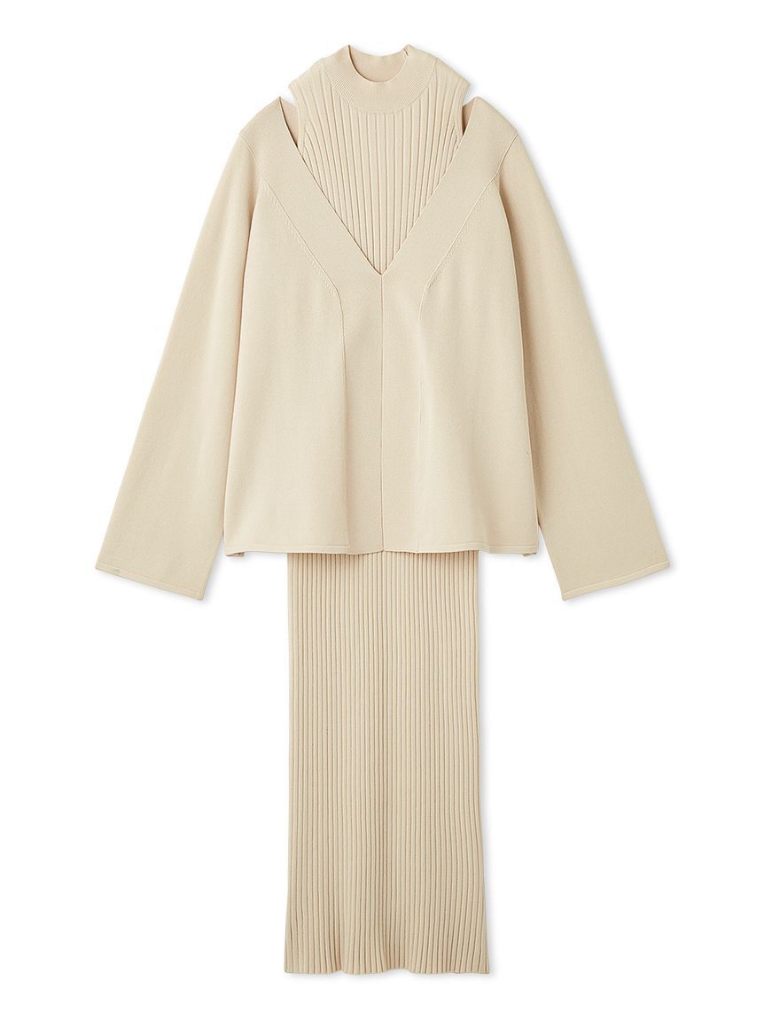 Mila Owen「両得レイヤードニットワンピ」|ワンピース|IVR