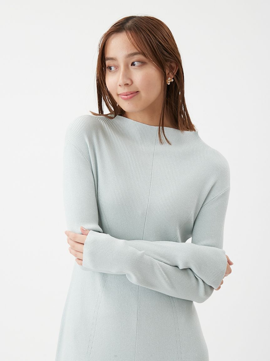 Mila Owen「マルチWAYオフショルダーリブニットワンピース」|ワンピース|