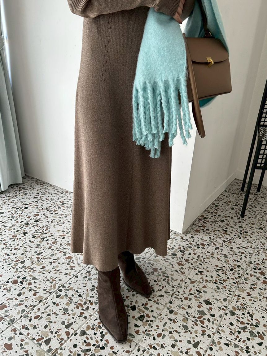 Mila Owen「マルチWAYオフショルダーリブニットワンピース」|ワンピース|