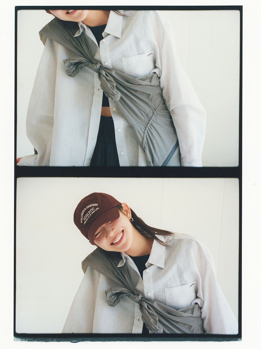 emmi atelier「シアーストライプシャツ」|シャツ・ブラウス|