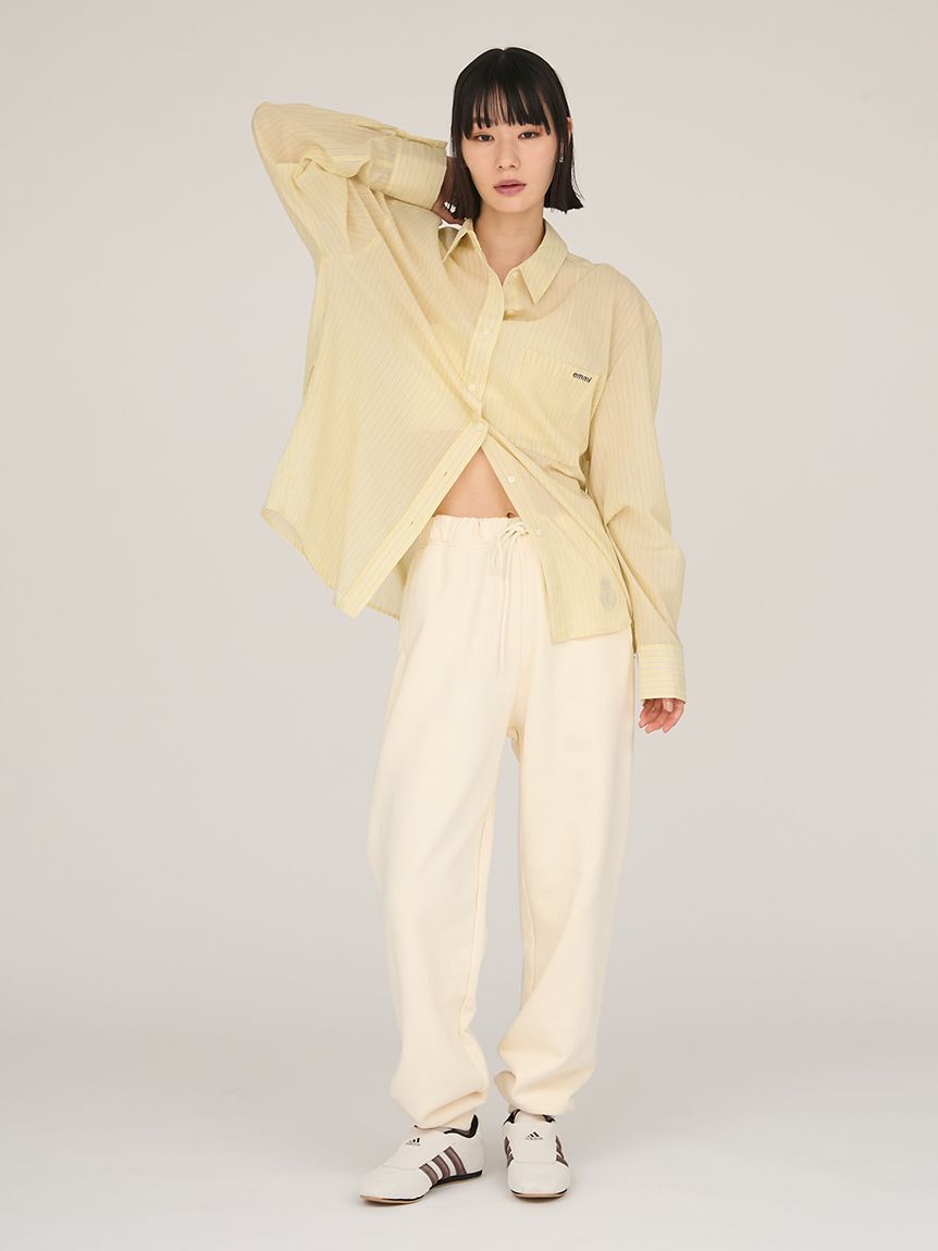 emmi atelier「シアーストライプシャツ」|シャツ・ブラウス|