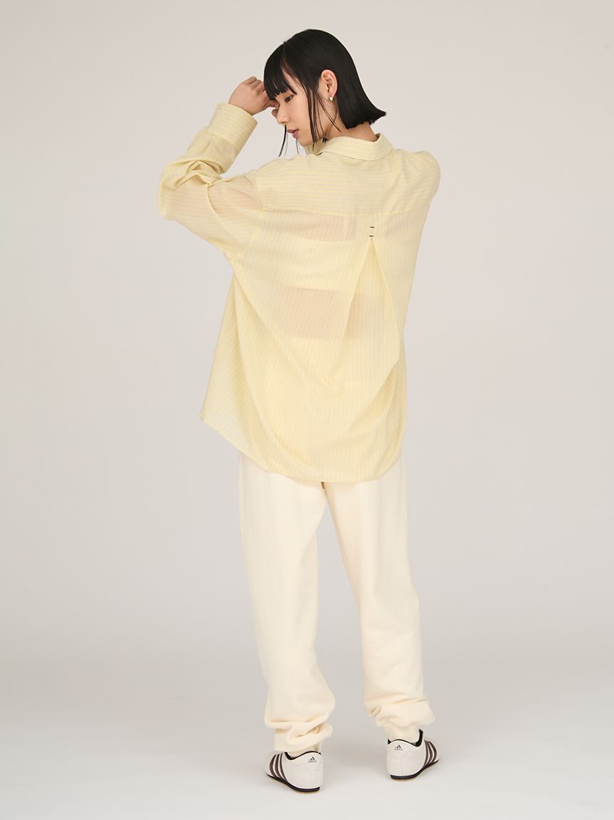 emmi atelier「シアーストライプシャツ」|シャツ・ブラウス|