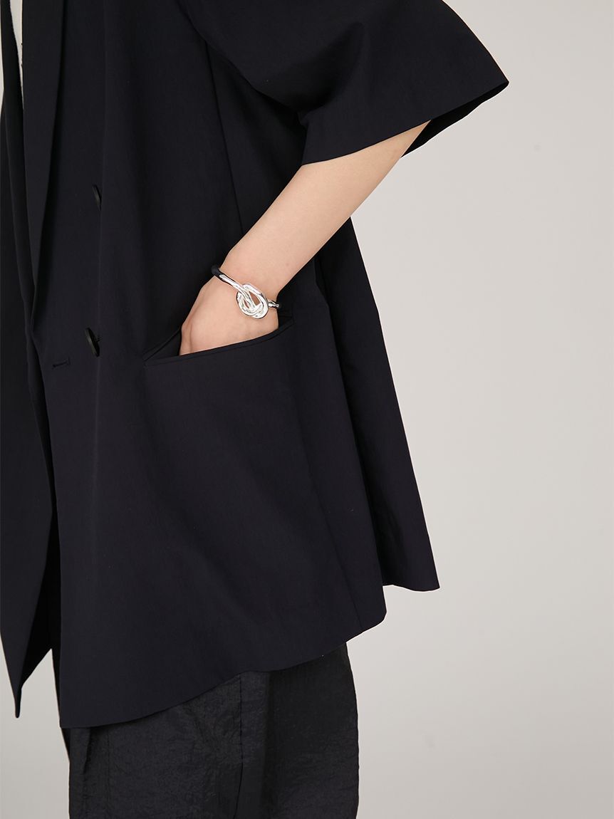 emmi atelier「UVカットハーフスリーブジャケット」|テーラードジャケット|