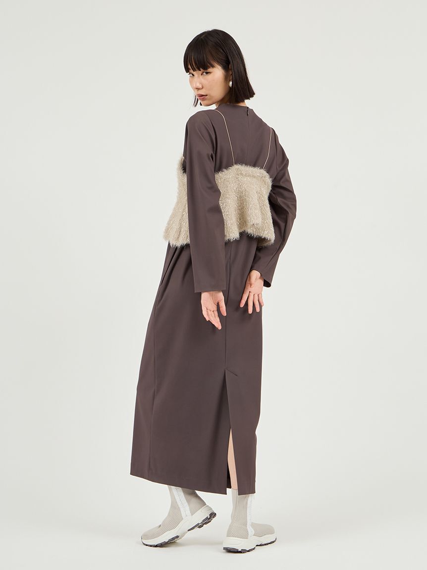 emmi atelier「【限定カラーあり】【金子綾 for emmi】ハイネックワンピースセット」|ワンピース|