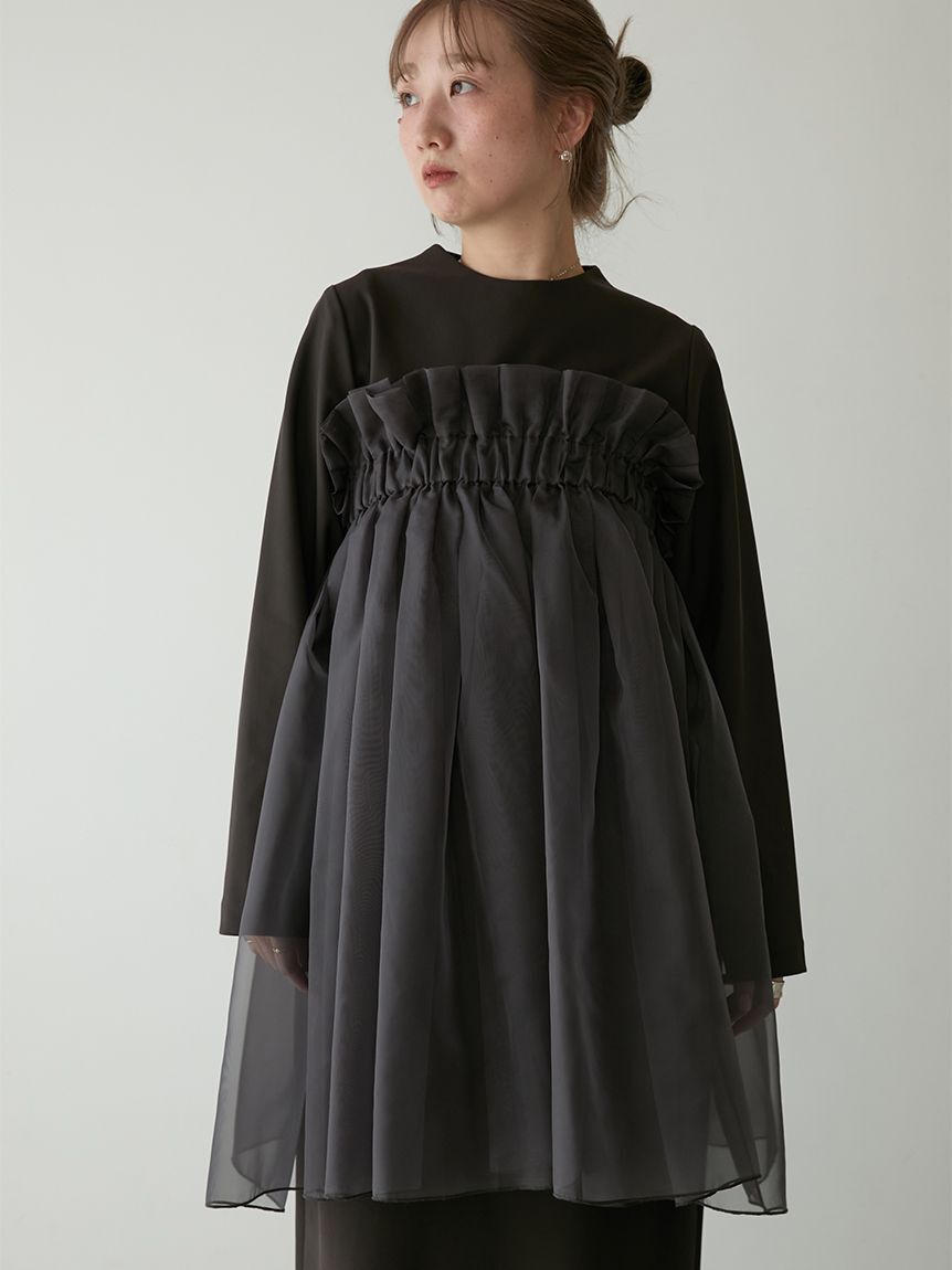 emmi atelier「【限定カラーあり】【金子綾 for emmi】ハイネックワンピースセット」|ワンピース|