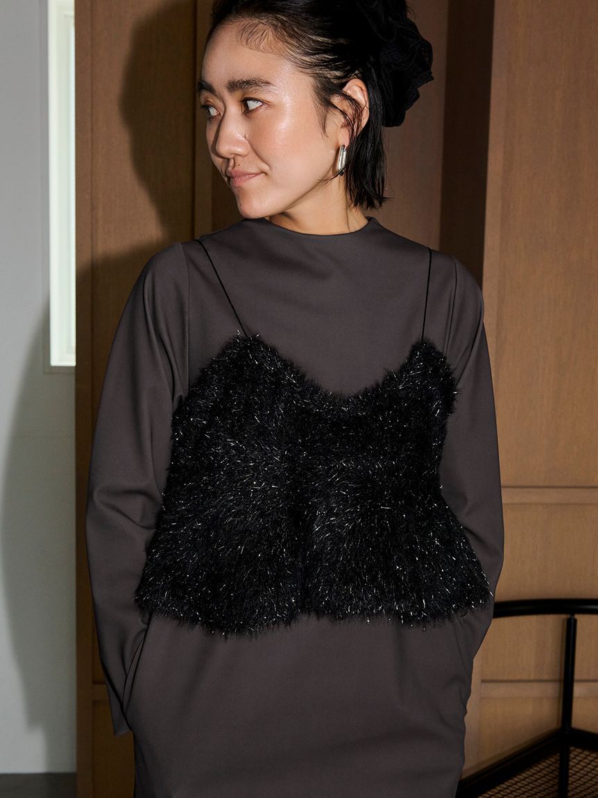 emmi atelier「【限定カラーあり】【金子綾 for emmi】ハイネックワンピースセット」|ワンピース|