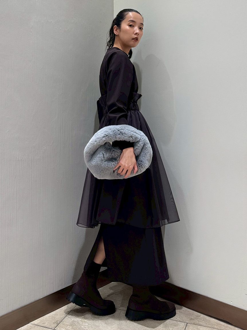 emmi atelier「【限定カラーあり】【金子綾 for emmi】ハイネックワンピースセット」|ワンピース|