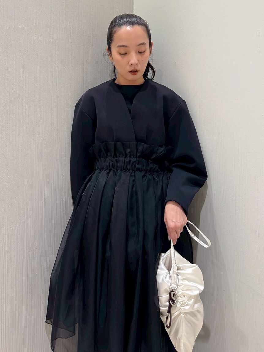 emmi atelier「【限定カラーあり】【金子綾 for emmi】ハイネックワンピースセット」|ワンピース|