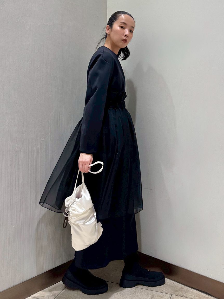 emmi atelier「【限定カラーあり】【金子綾 for emmi】ハイネックワンピースセット」|ワンピース|