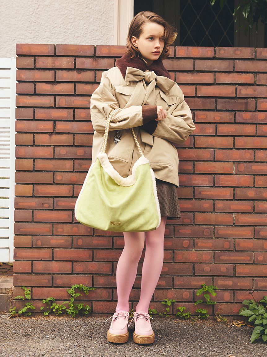 FURFUR「ハートロゴバッグチャーム」|キーケース|