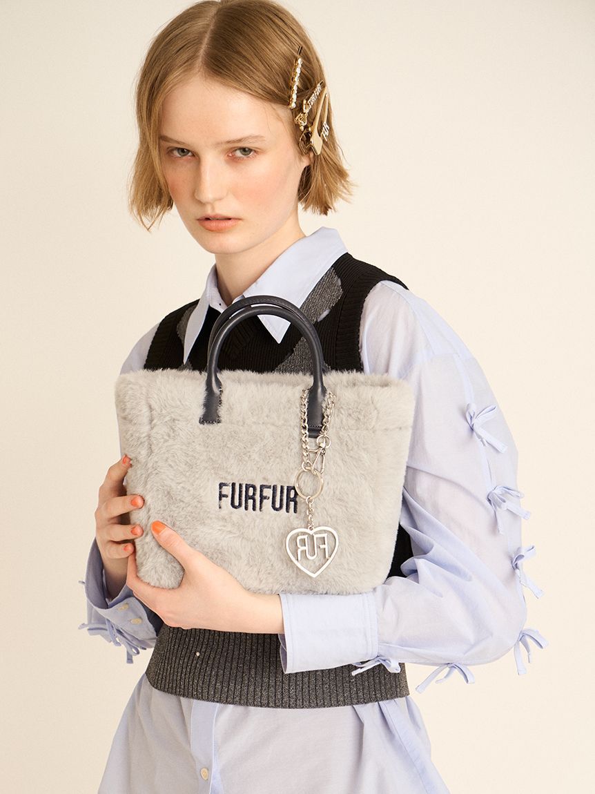 FURFUR「ハートロゴバッグチャーム」|キーケース|