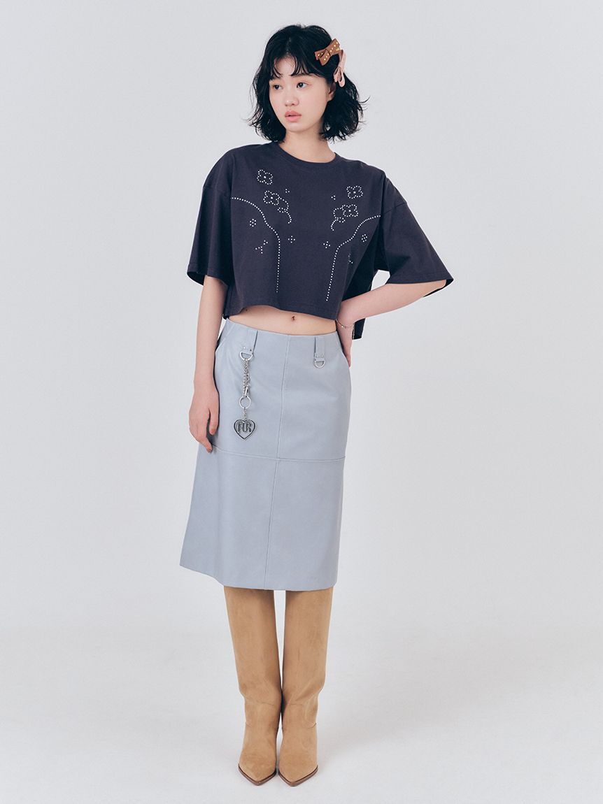 FURFUR「ハートロゴバッグチャーム」|キーケース|