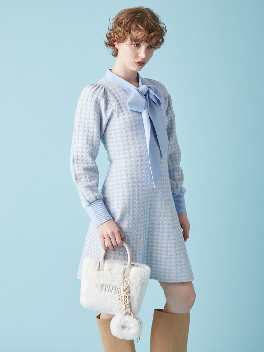 FURFUR「ハートロゴバッグチャーム」|キーケース|